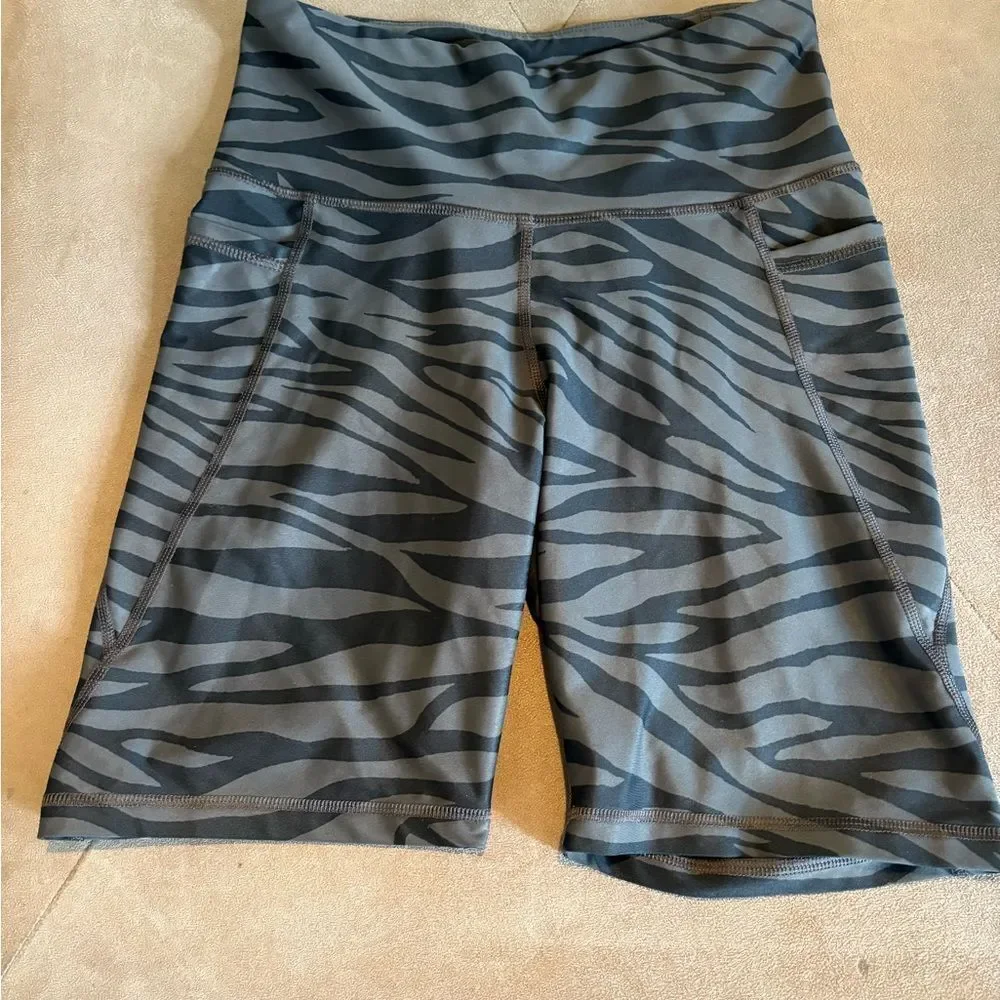 Old Navy Zebra Print Bike Shorts